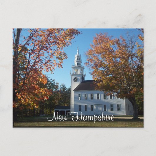 Opmerkingen van New Hampshire Briefkaart (Voorkant)