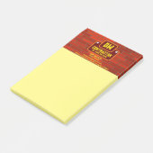 Opmerkingen voor aannemers post-it® notes (Schuin)