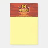 Opmerkingen voor aannemers post-it® notes (Voorkant)