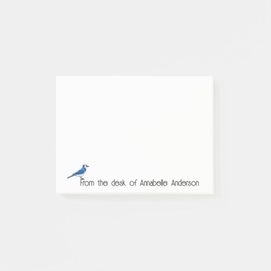 Opmerkingen voor Bright Blue Jay aanpassen Post-it® Notes (Voorkant)