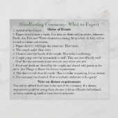 Opmerkingen voor de gids en wat u moet verwachten  flyer (Achterkant)