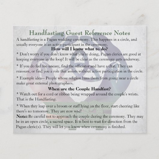 Opmerkingen voor de gids en wat u moet verwachten  flyer (Voorkant)