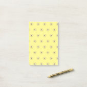 Opmerkingen voor het blokpatroon achter het scherm post-it® notes (Op bureau)