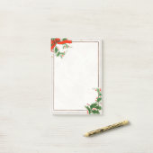 Opmerkingen voor kerstpost post-it® notes (Op bureau)