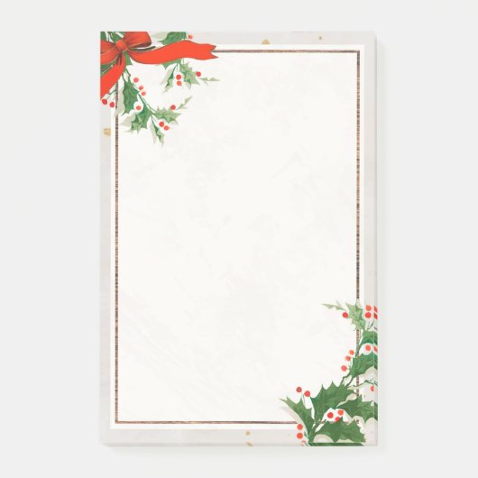 Opmerkingen voor kerstpost post-it® notes (Voorkant)