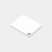 Opmerkingen voor Music Note Post-it (Schuin)