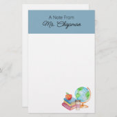 Opmerkingen voor schoolleraren briefpapier (Voorkant / Achterkant)