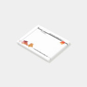 Opmerkingen voor zakelijke post-it herfst post-it® notes (Schuin)