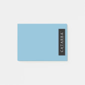 Opmerkingen: zwart Logo rechts Post-it® Notes (Voorkant)