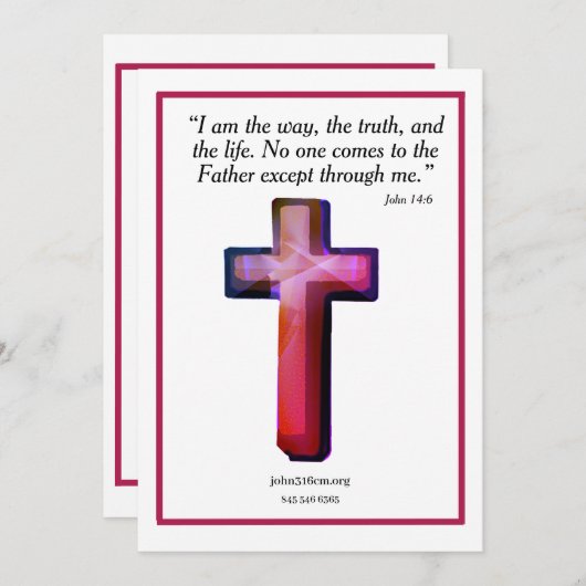 Opmerkingskaart Aankondiging (Voorkant / Achterkant)