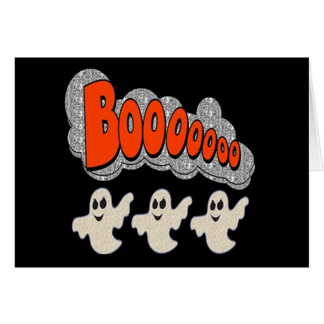 Opmerkingskaart Boo-hosts (Voorkant Horizontaal)