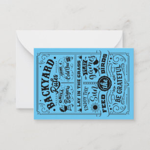 Opmerkingskaart Notitiekaartje