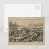 Opname en overlijden van de vergadering Bull 15 de Briefkaart (Voorkant / Achterkant)