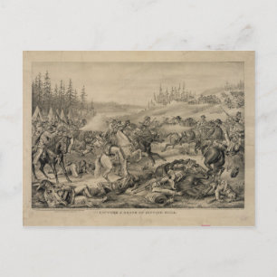 Opname en overlijden van de vergadering Bull 15 de Briefkaart