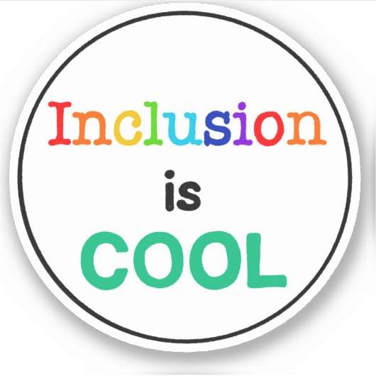 Opname is COOL Neurodiversity Awareness Sticker (Voorkant)