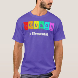 Opname is elementaire LGBT-vlaggengeigenmaand T-shirt