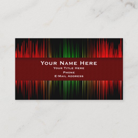 Opname - Muziek Visitekaartje (Voorkant)