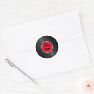 Opname Ronde Sticker