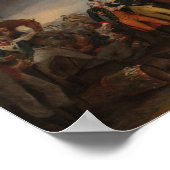 Opname van de Hessians in Trenton - John Trumbull Poster (Hoek)