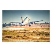 Opname van Lufthansa Foto Afdruk (Voorkant)