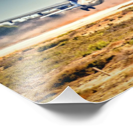 Opname van Lufthansa Foto Afdruk (Hoek)