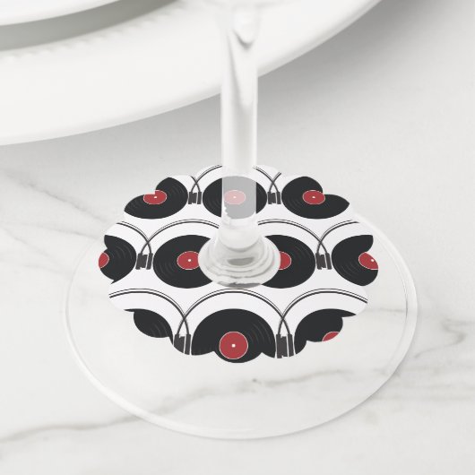 Opname Wijnglaslabel (Dichtbij)