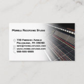 OpnameStudio | Sound Engineer Visitekaartje (Voorkant)