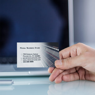 OpnameStudio   Sound Engineer Visitekaartje