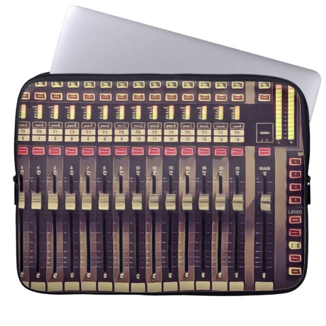  opnamestuudio-deck laptop sleeve (Voorkant)