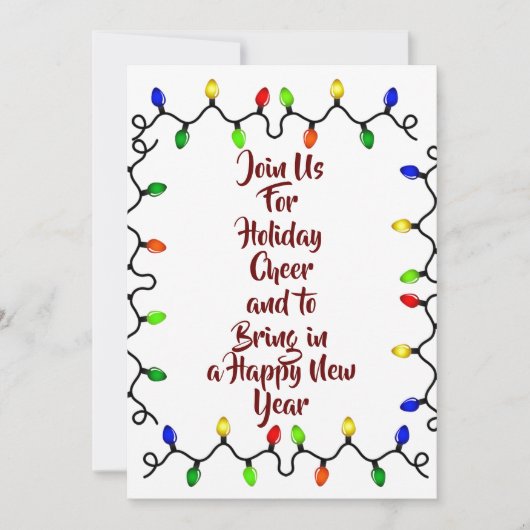 OPNEMEN IN HET JAAR ***NIEUW JAAR** HOLIDAIRE INVI KAART (Voorkant)