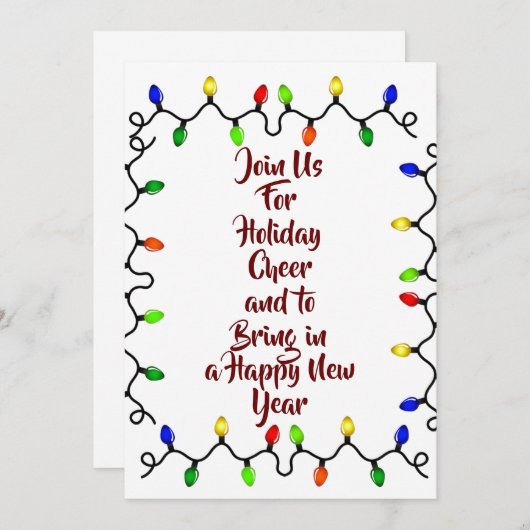 OPNEMEN IN HET JAAR ***NIEUW JAAR** HOLIDAIRE INVI KAART (Voorkant / Achterkant)