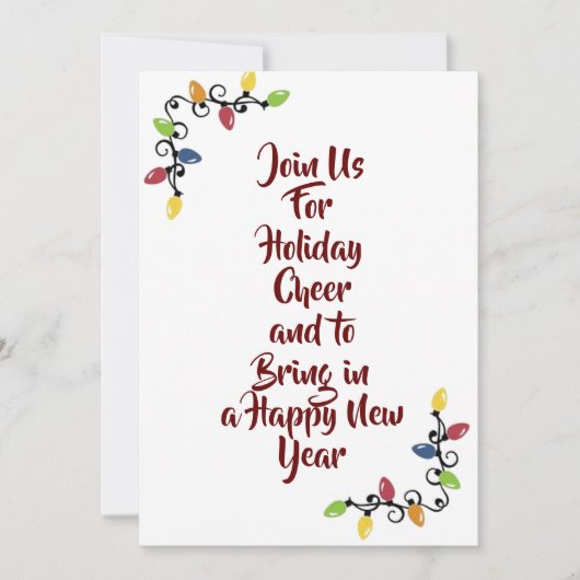 OPNEMEN IN HET JAAR ***NIEUW JAAR** HOLIDAIRE INVI KAART (Voorkant)