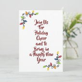 OPNEMEN IN HET JAAR ***NIEUW JAAR** HOLIDAIRE INVI KAART (Staand voorkant)