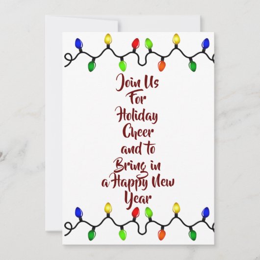 OPNEMEN IN HET JAAR ***NIEUW JAAR** HOLIDAIRE INVI KAART (Voorkant)