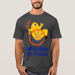 Opneming niet uitgesloten voor gehandicapten t-shirt