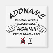 Opnieuw aangepaste oma magneet (Voorkant)