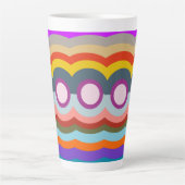 Opnieuw abstract latte mok (Voorkant)