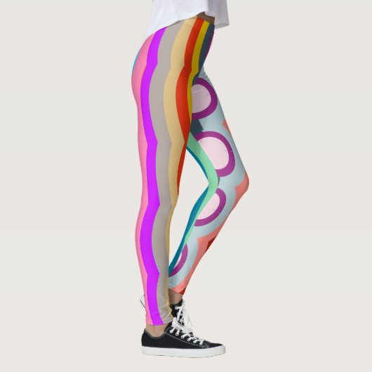 Opnieuw abstract leggings (Rechts)