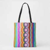 Opnieuw abstract tote bag (Voorkant)