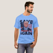 Opnieuw Amerika redden - Donald Trump 2024 T-shirt (Voorkant volledig)