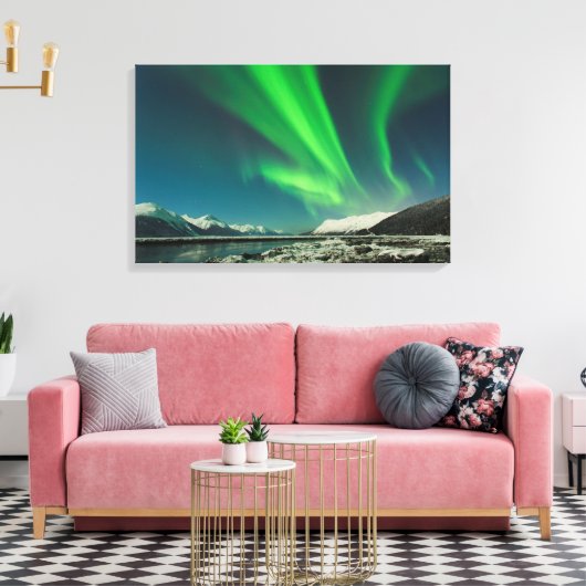 Opnieuw Arm Aurora Canvas Afdruk (Insitu (Woonkamer))