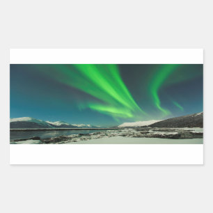 Opnieuw Arm Aurora Rechthoekige Sticker