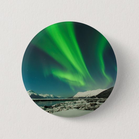 Opnieuw Arm Aurora Ronde Button 5,7 Cm (Voorkant)