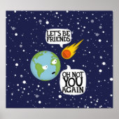 Opnieuw asteroïden (gemiddeld poster) poster (Voorkant)