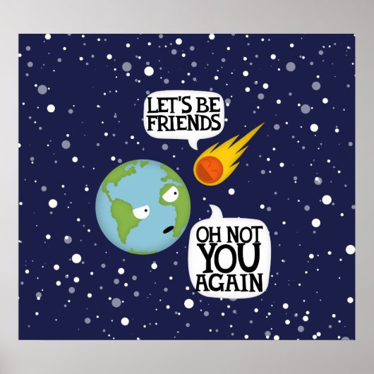 Opnieuw asteroïden (gemiddeld poster) poster (Voorkant)