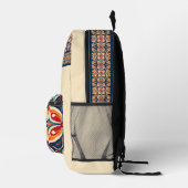 Opnieuw bezocht Mexicaanse volkskunst bloemengeper Bedrukte Rugzak (Rechts)