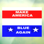 Opnieuw blauw raamsticker (Vel 3)
