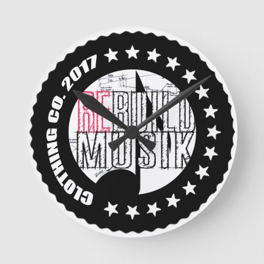 Opnieuw bouwen van Clothing Co. Ronde Klok (Voorkant)