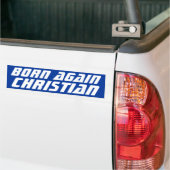 Opnieuw Christelijk geboren Bumpersticker (Op Truck)