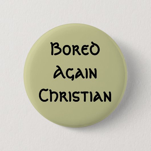 Opnieuw Christelijk Ronde Button 5,7 Cm (Voorkant)